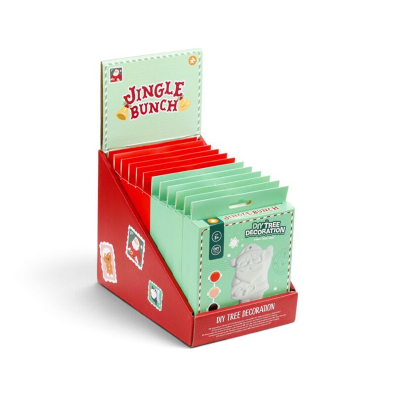 Jingle Bunch karácsonyi DIY festhető karácsonyfa dísz
