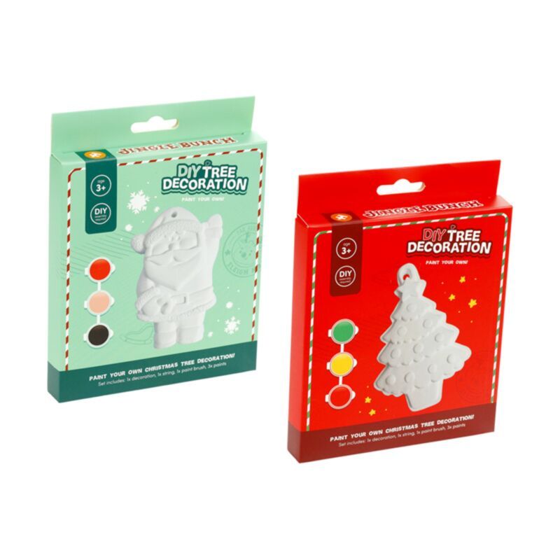 Jingle Bunch karácsonyi DIY festhető karácsonyfa dísz