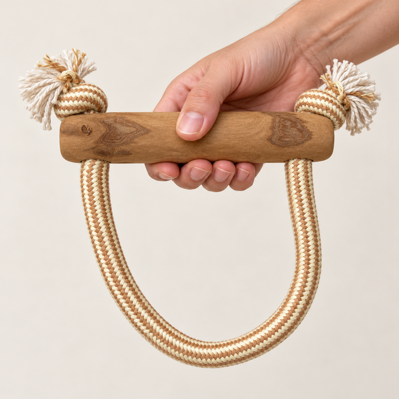 PAW Toys - Kávéfa rágójáték - Hurok és húzóka