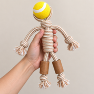 PAW Toys - Kávéfa rágójáték - Köteles labda