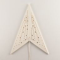Csillag lámpa - Klasszikus fehér - Hétágú - 60cm