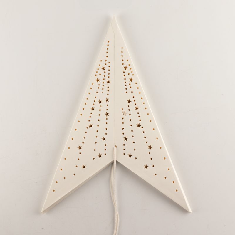 Csillag lámpa - Klasszikus fehér - Hétágú - 60cm