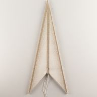 Csillag lámpa - Super Nova pezsgő csillámos, kilencágú - 90cm
