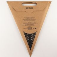 Csillag lámpa - Fekete északi fény hétágú - 60cm