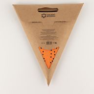 Csillag lámpa - Narancssárga fényű, kilencágú - 45cm