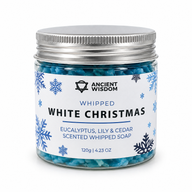 White Christmas tejszínhab állagú szappan 120g