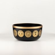 Fekete Zodiákus tálak - 3 darabos szett - 15cm 19cm 20cm