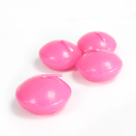 20x Kicsi Úszógyertyák - Rózsaszínű