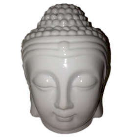 4x Buddha Feje Aroma Lámpa- Fehér