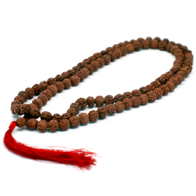 3x 108 Rudraksha Mala Lánc - Barna