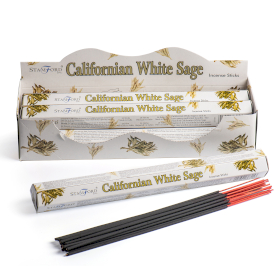 6x Prémium Füstölő Pálcikák - Kaliforniai Fehér Zsálya