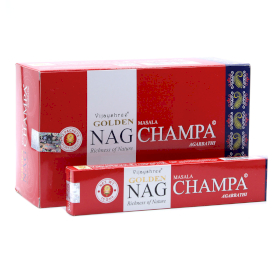 12x 15g Golden Nag Füstölőpálcikák- Champa