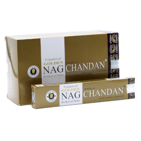 12x 15g Golden Nag Füstölőpálcikák- Chandan