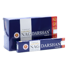 12x 15g Golden Nag Füstölőpálcikák- Darshan