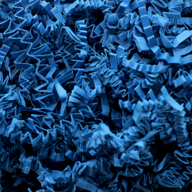 Hullámos Papírfoszlány - Kék (1KG)