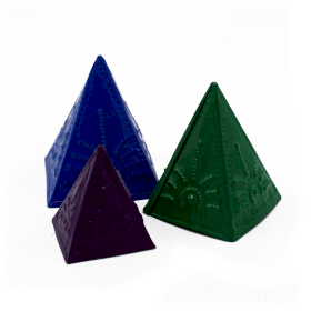 12x Füstölőpor Forma Készlet -  Kék, Zöld, Lila