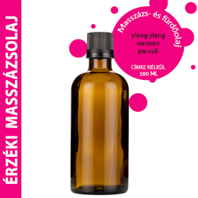 10x Érzéki  Masszázsolaj  - 100ml - Címke Nélkül