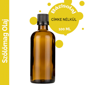 10x Szőlőmag  Bázisolaj- 100ml - Címke Nélkül