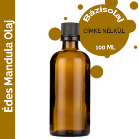 10x Édes Mandula  Bázisolaj- 100ml - Címke Nélkül