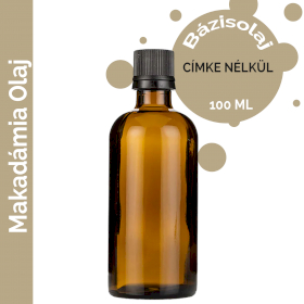 10x Makadámia Bázisolaj- 100ml - Címke Nélkül