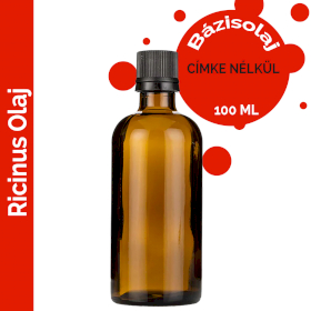 10x Ricinus Bázisolaj- 100ml - Címke Nélkül