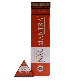 12x 42g Jumbo Golden Nag - Mantra Visszaáramló Füstölőkúpok