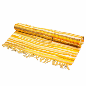 Minőségi Rongyszőnyeg - 150x200cm  - Sárga és Narancsszínű