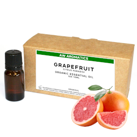 10x Grapefruit Organikus Illóolaj 10ml-címke nélkül
