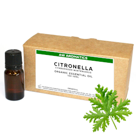 10x Citronella Organikus Illóolaj 10ml-címke nélkül