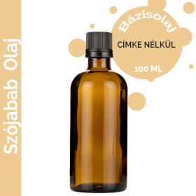 10x Szójabab Bázisolaj- 100ml - Címke Nélkül