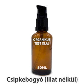 10x Organikus Test Olaj 50ml - Csipkebogyó (illat nélkül) - címke nélkül