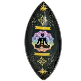 Zománcozott Füstölő Tálca - Alumínium - Lótusz Buddha Chakra