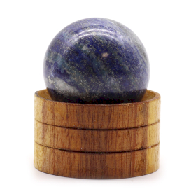 Drágakő Kristály Golyó Állvánnyal 40mm - Afgán Lapis