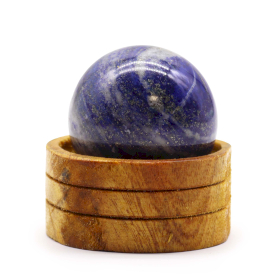 Drágakő Kristály Golyó Állvánnyal 50mm - Afgán Lapis