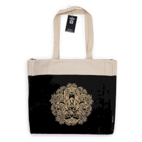 Nagy Táska (38x15x43cm) Csokoládé Kőmosott 14oz - Hamsa