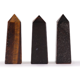 Hegyes Ásvány Obeliszk kb. 5cm - Tigrisszem