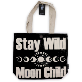 Ikonikus Táska - Stay Wild, Mood Child - 10oz (36x43x10cm)