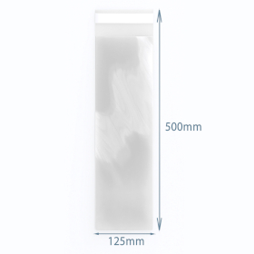 500x Polipropilén Tasak 125x500mm Zárható