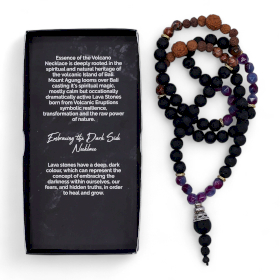 Lávakő Nyaklánc - Sötétség