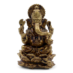 12x Sárgaréz figura- Ganesha (12gms)  - 30mm