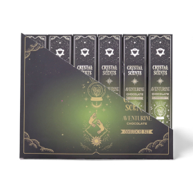 12x Aventurin Kristály Füstölő - Csokoládé