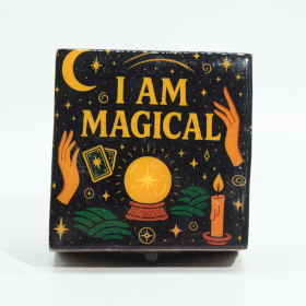 Kicsi Színes Bevonatú Fa Doboz  - I am Magical