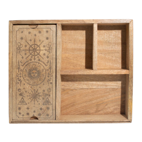 Négy részleges tarot doboz kártyatartóval