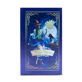 Lila tarot kártya szett - könyvvel