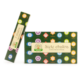12x Namaste Mandala Masala Füstölő - 7 chakra