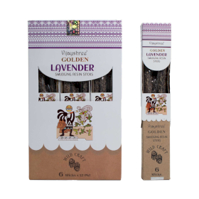 12x 30g Golden Levendula Gyanta Füstölő