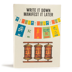 Nagy Lokta Papír Napló - Inspiráció (21x15cm) - 45 oldal - Write it Down - könyvjelzővel