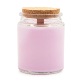 6x Szójagyertya fa kanóccal címke nélkül - Éjféli hold