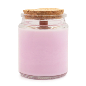 6x Szójagyertya fa kanóccal címke nélkül - Füge és ribizli