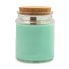 6x Szójagyertya fa kanóccal címke nélkül - Moha és köd